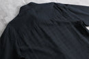 2000s VERSACE JEANS woven pattern black shirt