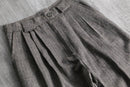 unknown 3tuck wool slacks shorts