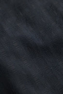 2000s VERSACE JEANS woven pattern black shirt