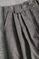 unknown 3tuck wool slacks shorts