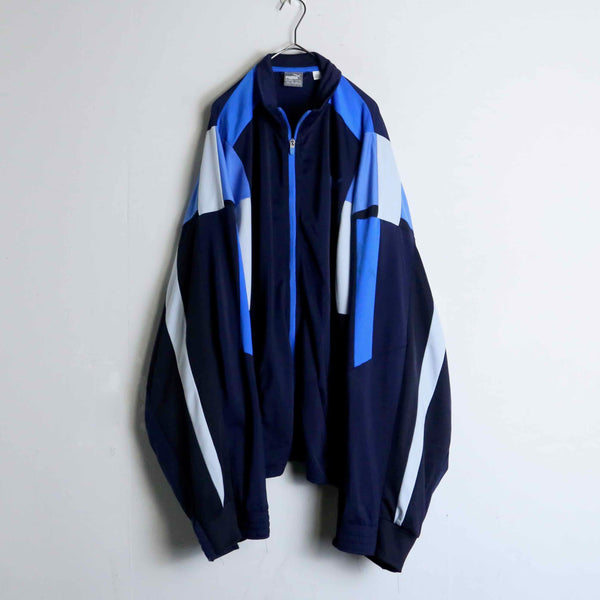 remake "再構築" navy line design track jacket