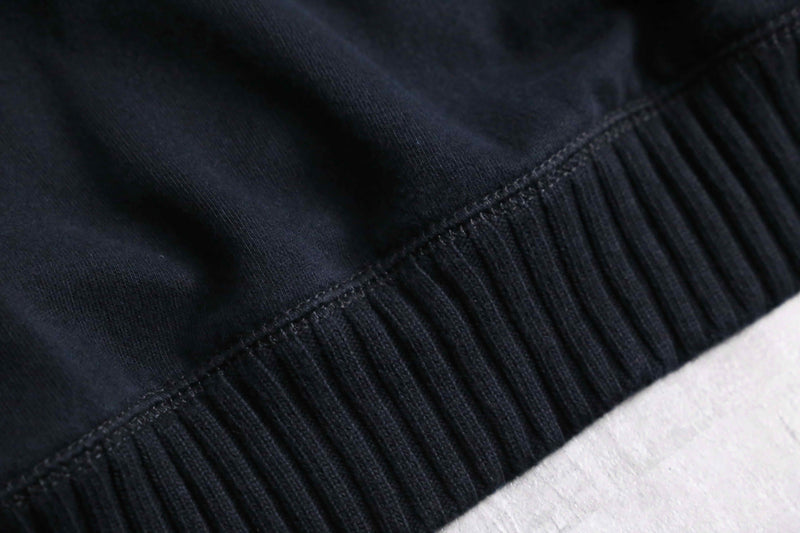 “Calvin Klein” black color mock neck zip sweat