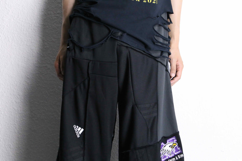"Re:make" track 袴 sweat pants