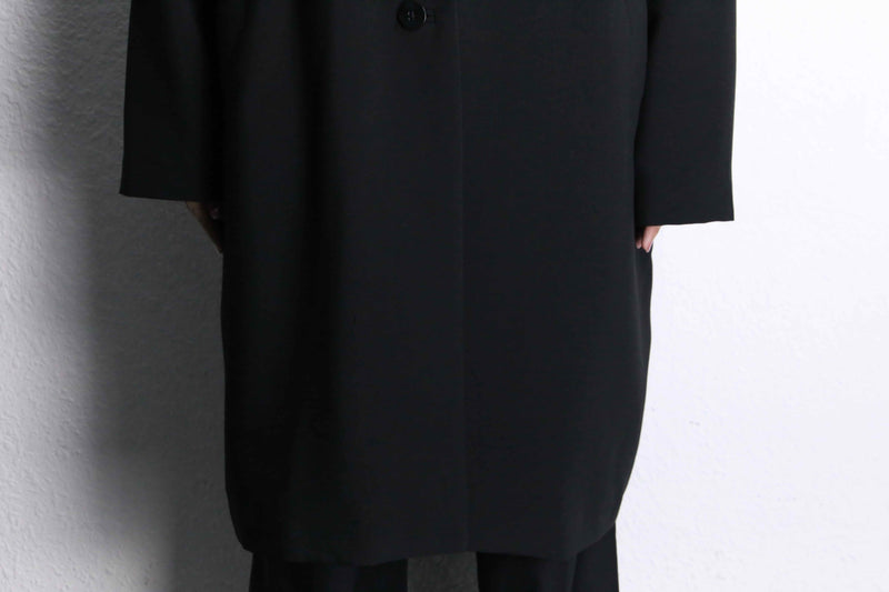single type long easy jacket