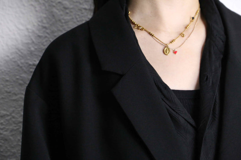 single type long easy jacket