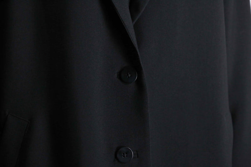 single type long easy jacket