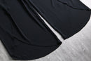 2000s wide easy layered sheer pants