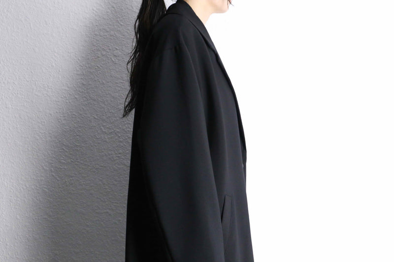 single type long easy jacket