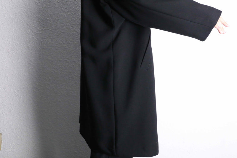 single type long easy jacket