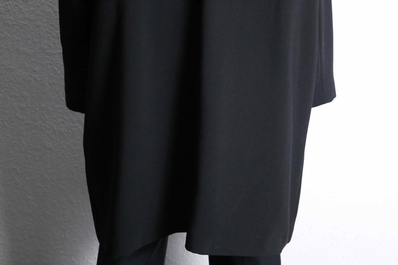 single type long easy jacket
