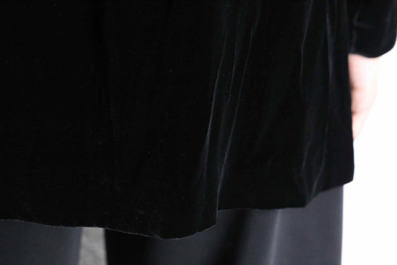 velour mandarin collar china shirt