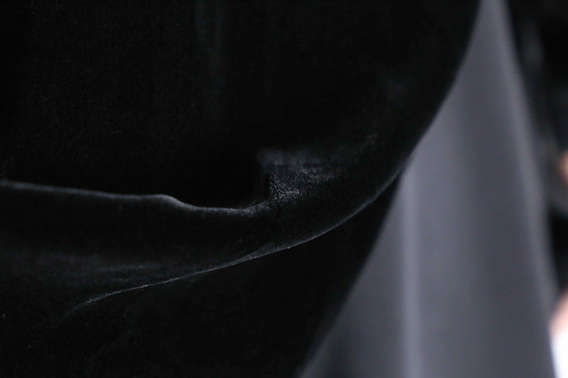 velour mandarin collar china shirt