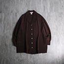 1990s open collar silk shirt