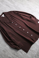 1990s open collar silk shirt