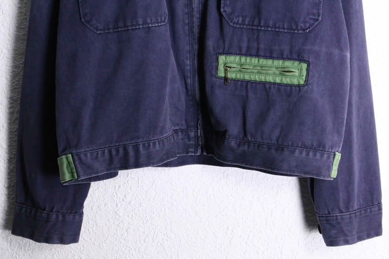 90’s “diesel” bi-color zip up jacket
