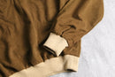 bi-color V-neck pullover
