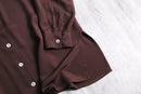 1990s open collar silk shirt