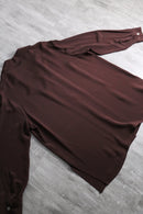 1990s open collar silk shirt