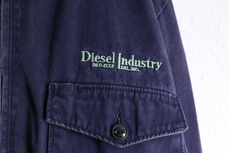 90’s “diesel” bi-color zip up jacket