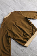 bi-color V-neck pullover