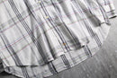 2000s THOMAS DEAN linen check shirt