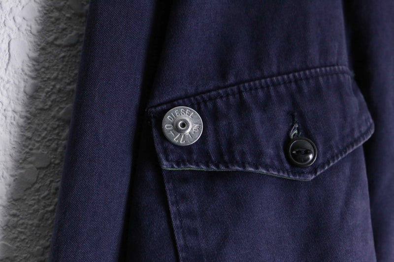 90’s “diesel” bi-color zip up jacket