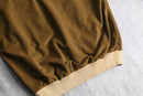 bi-color V-neck pullover