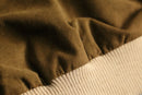 bi-color V-neck pullover