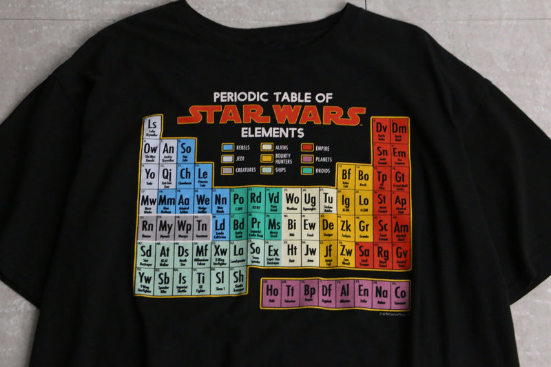 “STAR WARS” Periodic Table design tee