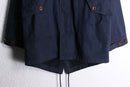 “FRED PERRY” navy m-65 field sampling jacket