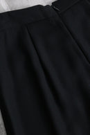 2000s layered wide cropped pants