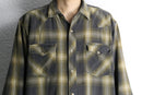 heavy cotton plaid work shirt