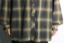 heavy cotton plaid work shirt