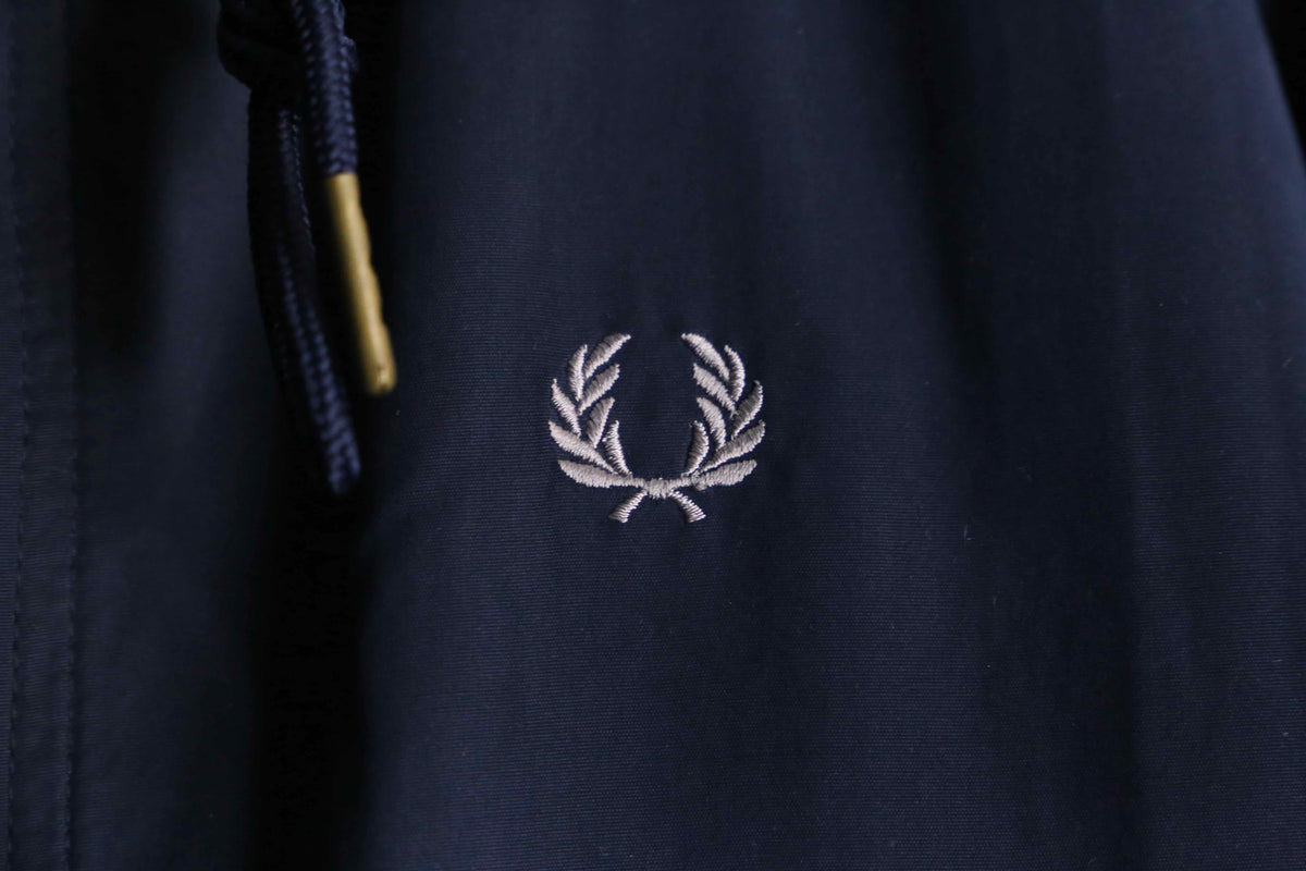 FRED PERRY” navy m-65 field sampling jacket