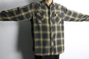 heavy cotton plaid work shirt