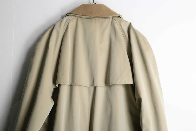 "Brooks Brothers" beige color double trench coat