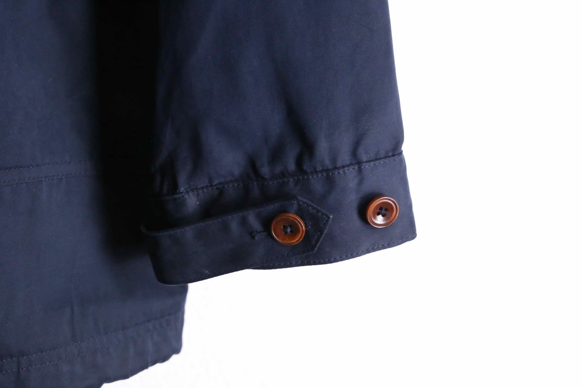 FRED PERRY” navy m-65 field sampling jacket