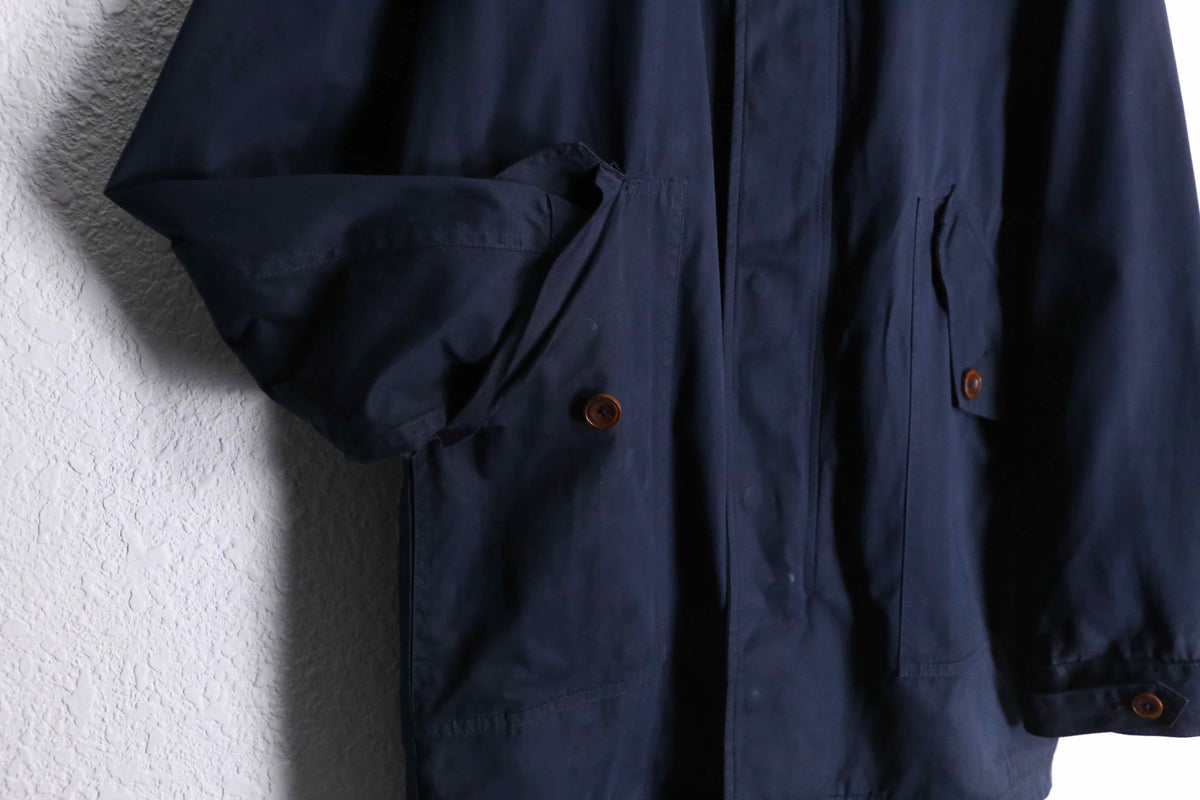 FRED PERRY” navy m-65 field sampling jacket