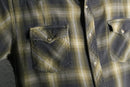 heavy cotton plaid work shirt