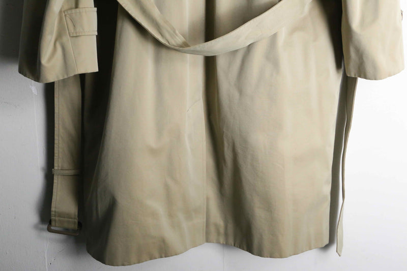 "Brooks Brothers" beige color double trench coat