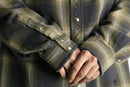 heavy cotton plaid work shirt