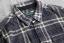 “Wool Rich” over check cotton flannel shirt