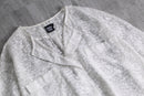 1990s fringe jacquard sheer shirt