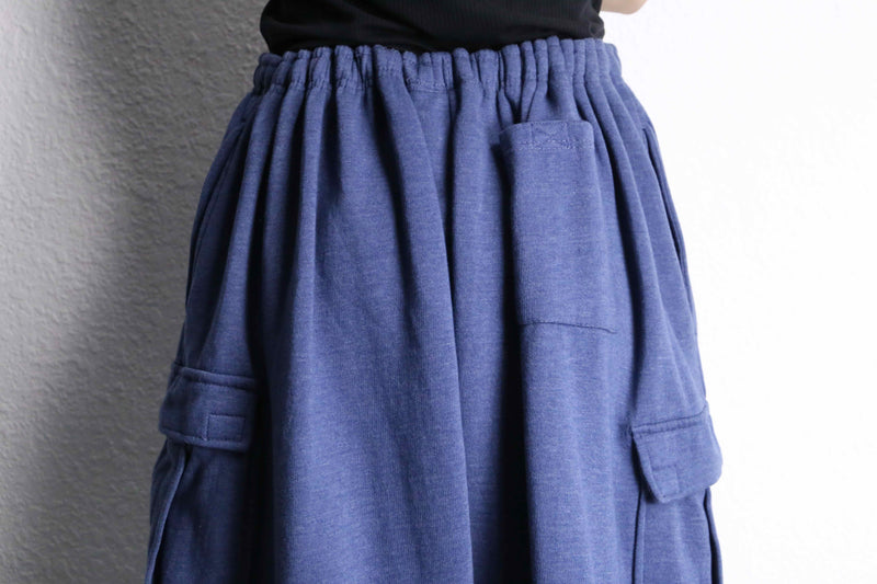 ”KINGSIZE” blue color 4XL sweat cargo pants