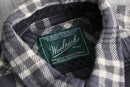 “Wool Rich” over check cotton flannel shirt