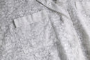 1990s fringe jacquard sheer shirt