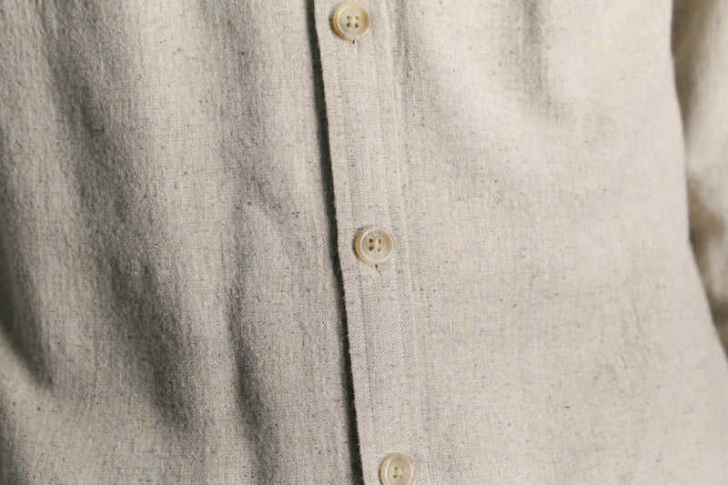 woven nep taste viscose wool shirt