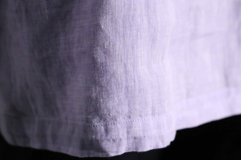 lavender purple color linen dress shirt