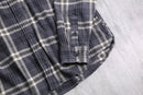 “Wool Rich” over check cotton flannel shirt