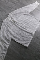 1990s fringe jacquard sheer shirt